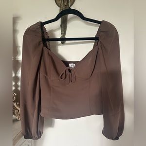 Aritzia Puffed Long Sleeve Top
